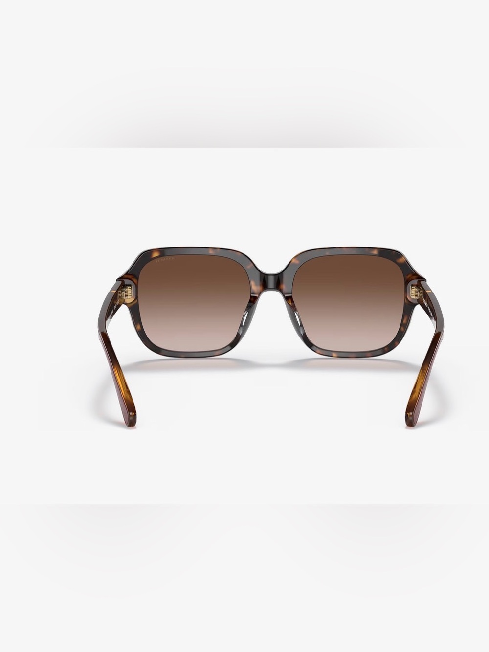 Coach Tortoise Square Sunglasses with Brown Gradient Lenses full inclusion - Picture 4 of 5